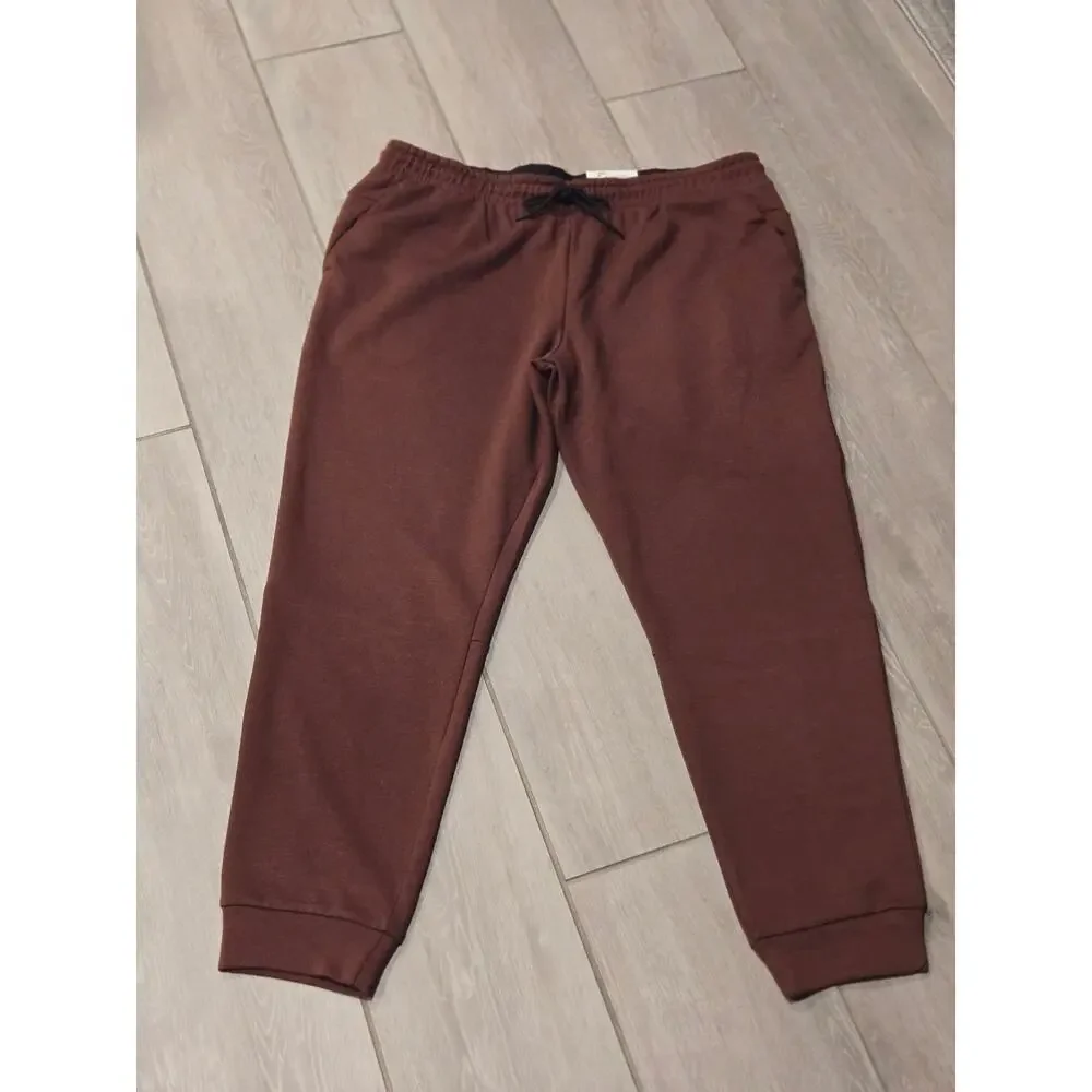 Member's Mark Men's Everyday Active Jogger XL Cinnamon Stick Brown